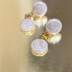 Pearl earrings